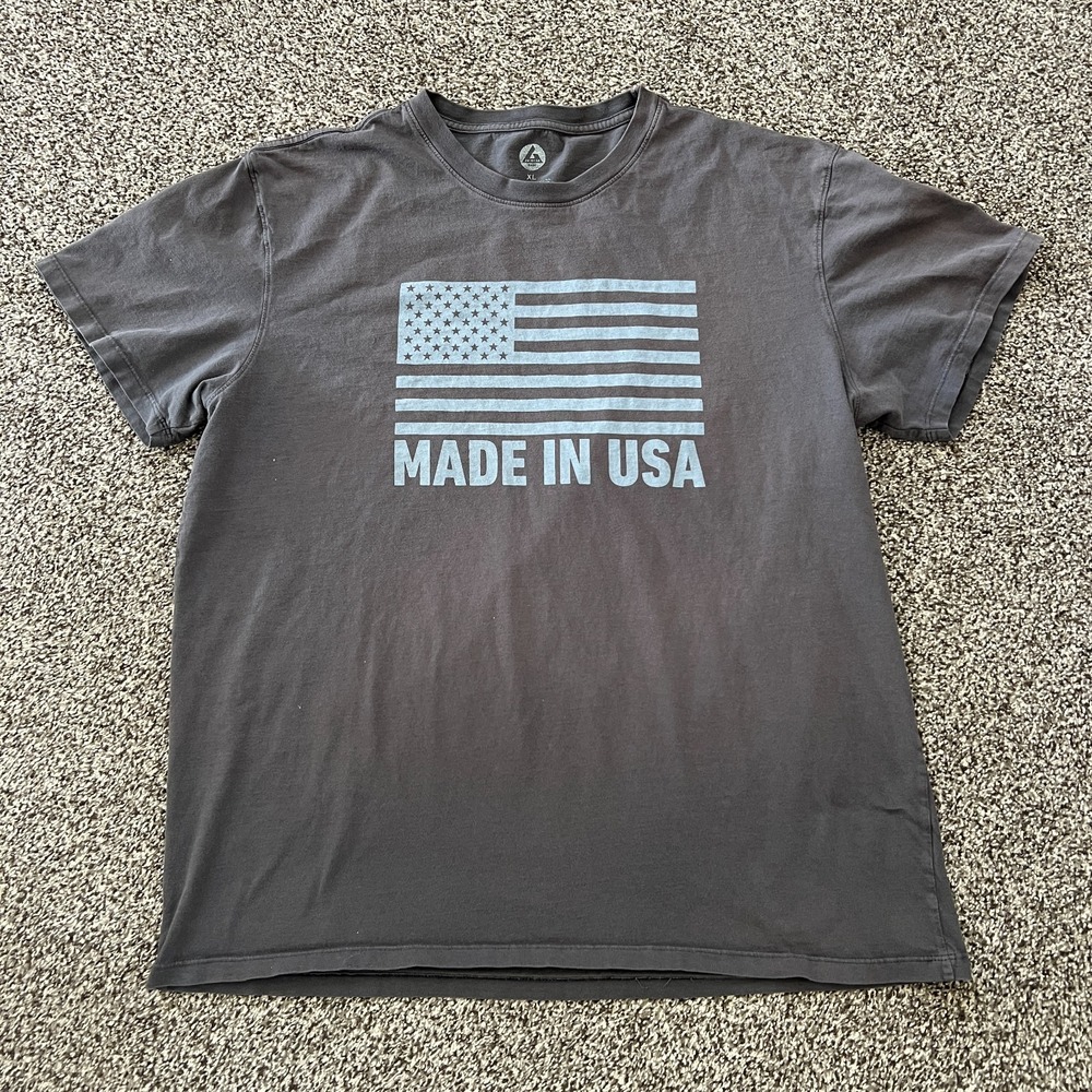 American Giant Made in the USA Gray Work Shirt Men's Size XL
